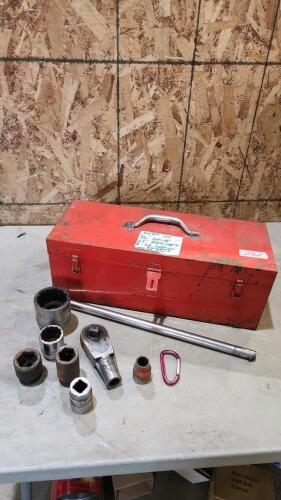 3/4" Dr Snap-On sockets & ratchet