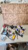 Assorted tools, trailer lights, etc