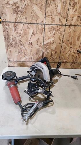4.5" Grinder, sander, skilsaw
