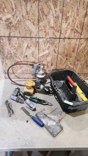Paint sprayer, air tools, sander, etc.