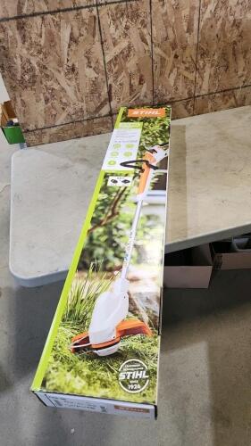 Stihl battery trimmer as new