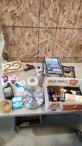 Outdoor magazines & various items