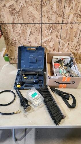 Finish nailer & nails, etc.