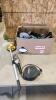 Measuring wheel, retractable trouble light