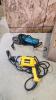 Makita grinder, Dewalt screw gun