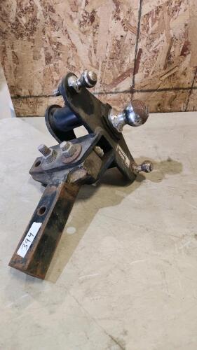 2" Solid hitch w 2 5/16" ball