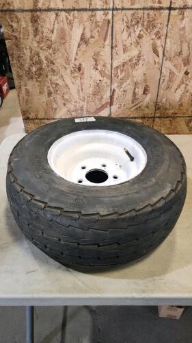 20.5x8.0-10 Trailer wheel, tire shot