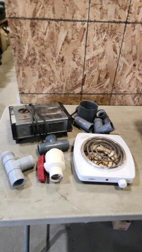 Hot plate, heater, 2" fittings