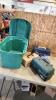 Empty tackle boxes & tub