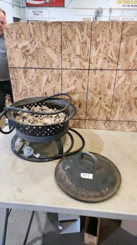 Propane fire table