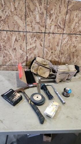 Assorted tools, etc.