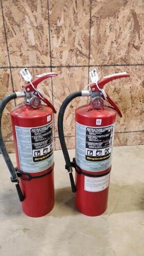 2- 16" Charged fire extinguishers