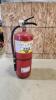 19" Charged fire extinguisher