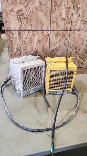 2- 240V electric heaters