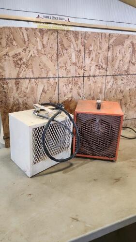 2- 240V electric heaters