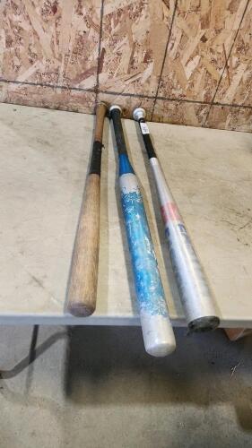 Alum & wood baseball bats