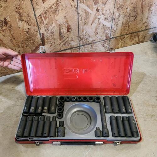 Stanley FatMax 1/2" dr SAE & metric impact sockets