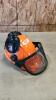 Wood cutting helmet