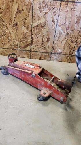 Floor jack no handle