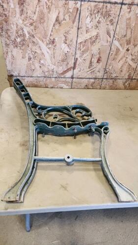 Cast iron bench ends