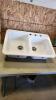 Fiberglass sink 32"L 21"W 12"D