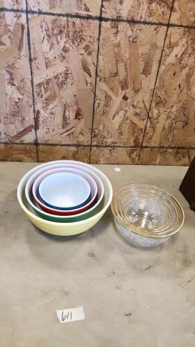 Pyrex & other mixing bowls