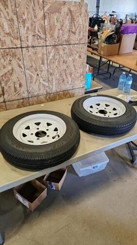 2 New 4.80-12 trailer tires
