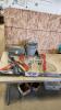 Tackle box, yard art, etc.