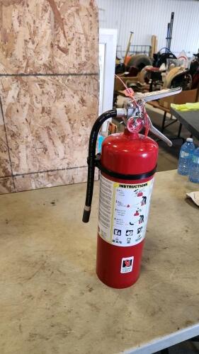 17" Charged fire extinguisher