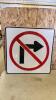 24" Metal sign