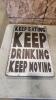 22"x14" Metal sign