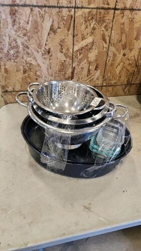 Roasting pan, etc.