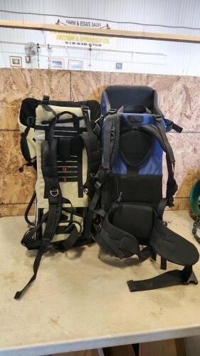 Backpack baby carriers
