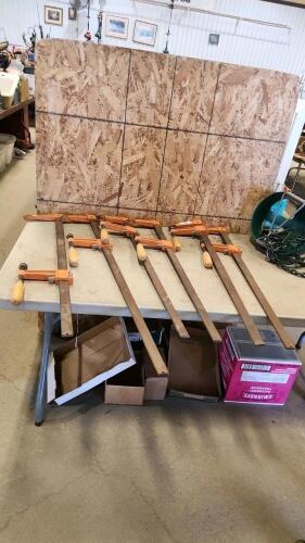 6- 30" F clamps