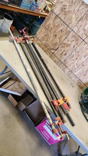 6- 36" Bar clamps