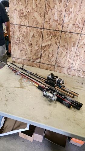 4 Fishing poles