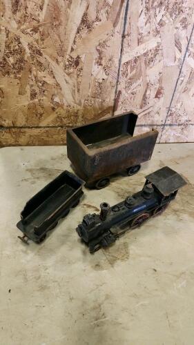 Vintage train parts