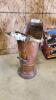 Copper umbrella stand 18"