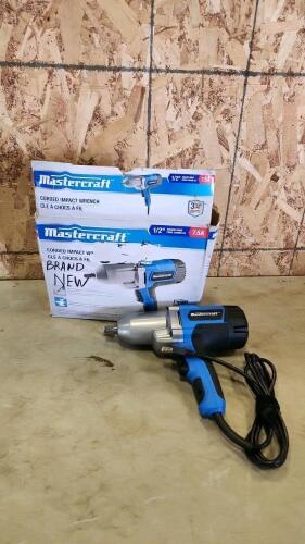 Mastercraft 1/2" impact as new