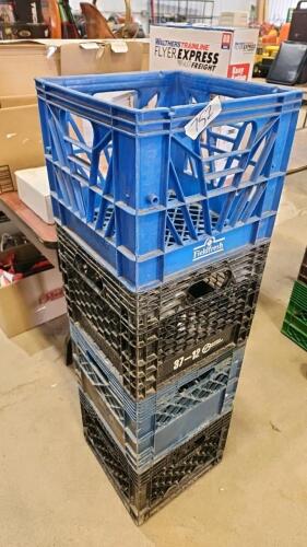 4 Milk crates