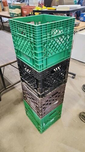 4 Milk crates