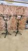 22" Rod iron plant stands