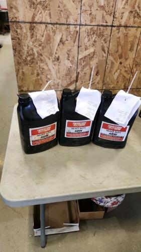 12L 40W oil used for 4 hrs