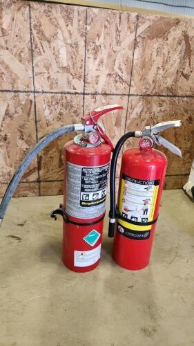 2- 16" Charged fire extinguishers