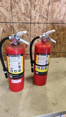2- 16" Charged fire extinguishers
