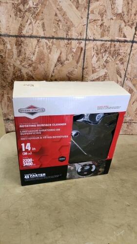 Pressure washer surface cleaner