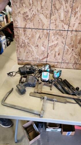 Cordless impact w battery & charger, etc.