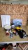 Enamel ware, blender, etc.