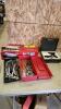 Soldering gun, hardware organizer, various tools