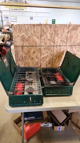 2 Coleman camp stove